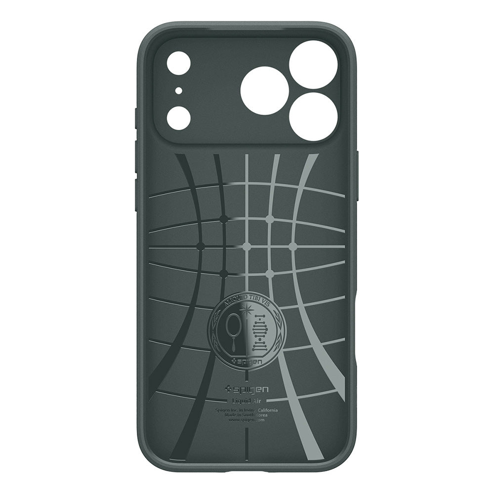 Fodral för Apple iPhone 18 Pro Max / 17 Pro Max, Spigen, Liquid Air, Grön ACS12113