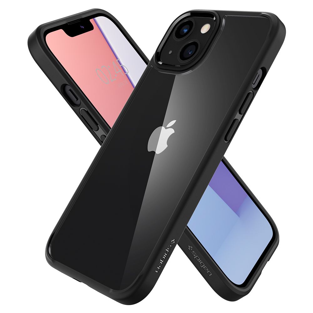 Fodral till Apple iPhone 13, Spigen, Ultra Hybrid, Svart