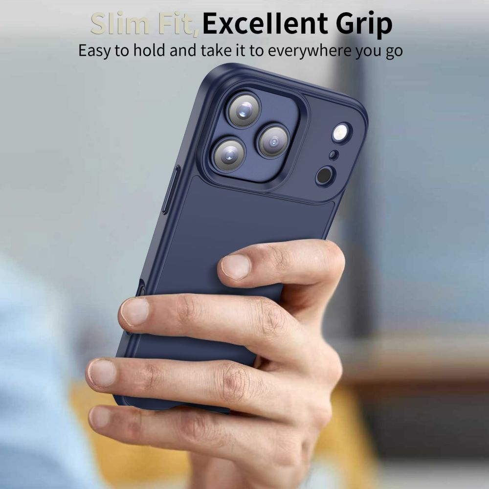 Skyddsfodral för Apple iPhone 17 Pro, Tech-Protect, Magmat, Matt Marinblå