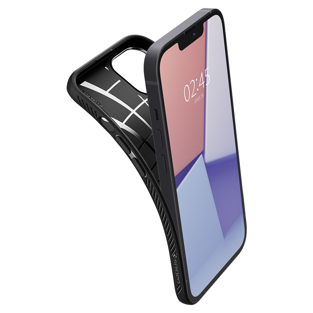 Fodral till Apple iPhone 13, Spigen, Liquid Air, Svart