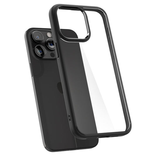 Fodral för Apple iPhone 15 Pro, Spigen, Ultra Hybrid, Matt svart ACS06713
