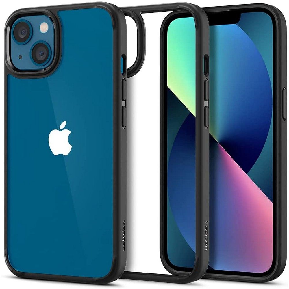 Fodral till Apple iPhone 13, Spigen, Ultra Hybrid, Svart