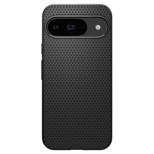 Fodral till Google Pixel 9/9 Pro, Spigen, Liquid Air Matte, Svart ACS07682