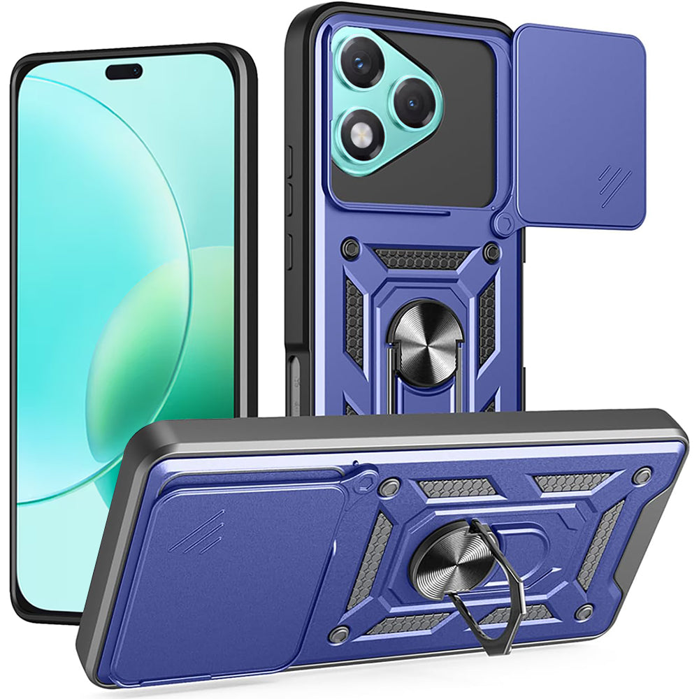 Fodral för Honor 400 Lite, Techsuit, CamShield, Blå