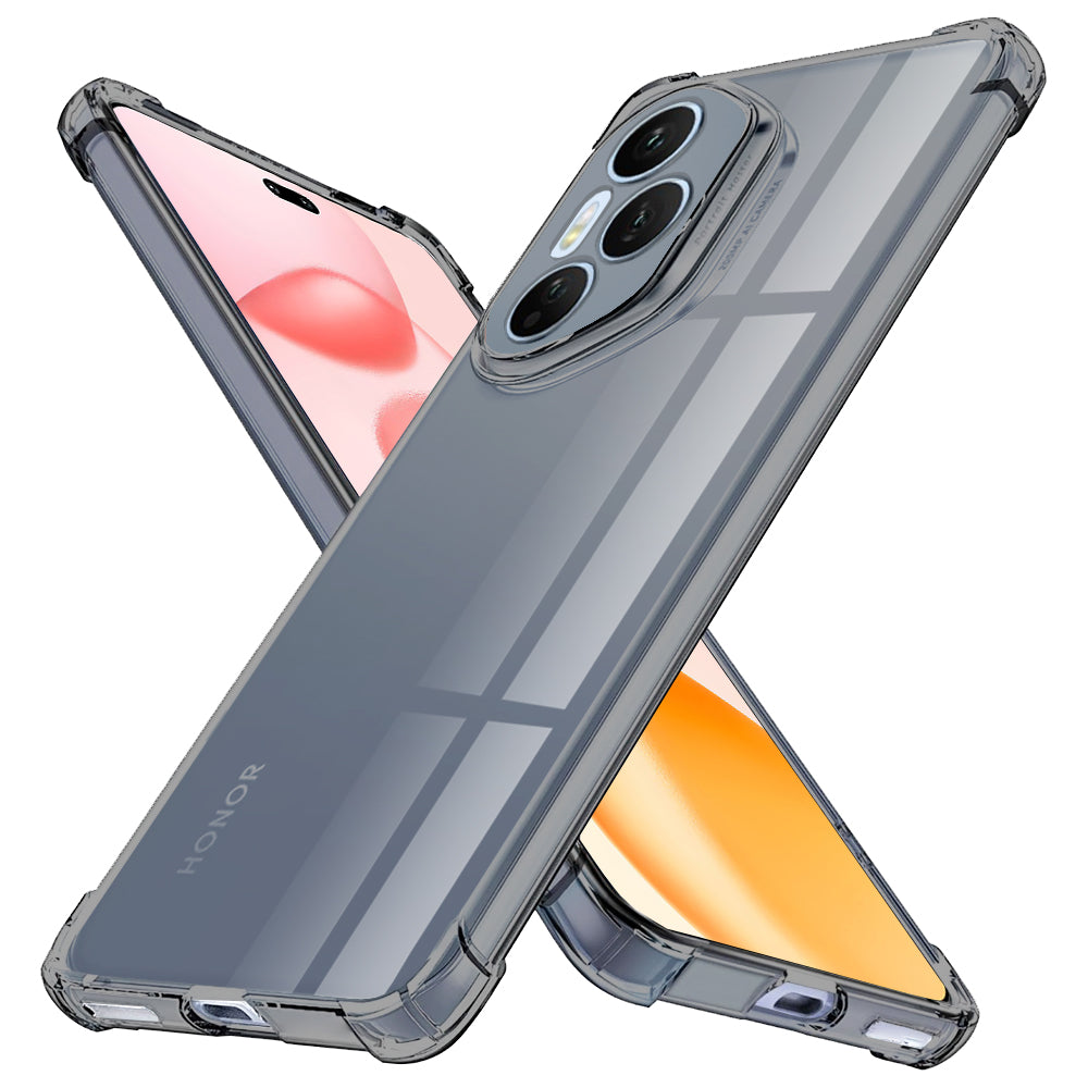 Fodral för Honor 400 Pro, Techsuit, Stötsäker Klar, Rökfärgad