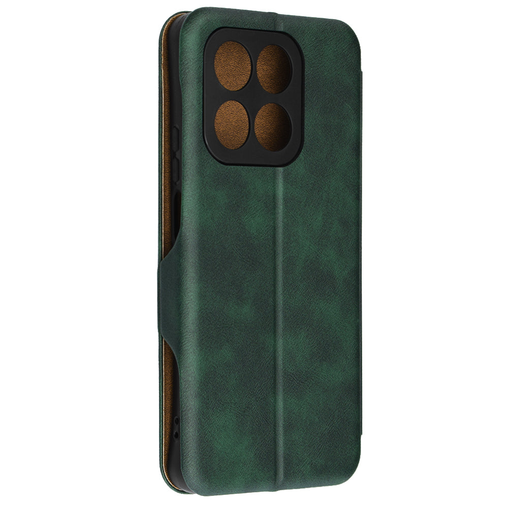 Fodral för Honor 400 Smart 4G / X7d 4G / 400 Smart 5G, Techsuit, Safe Wallet Plus, Grön