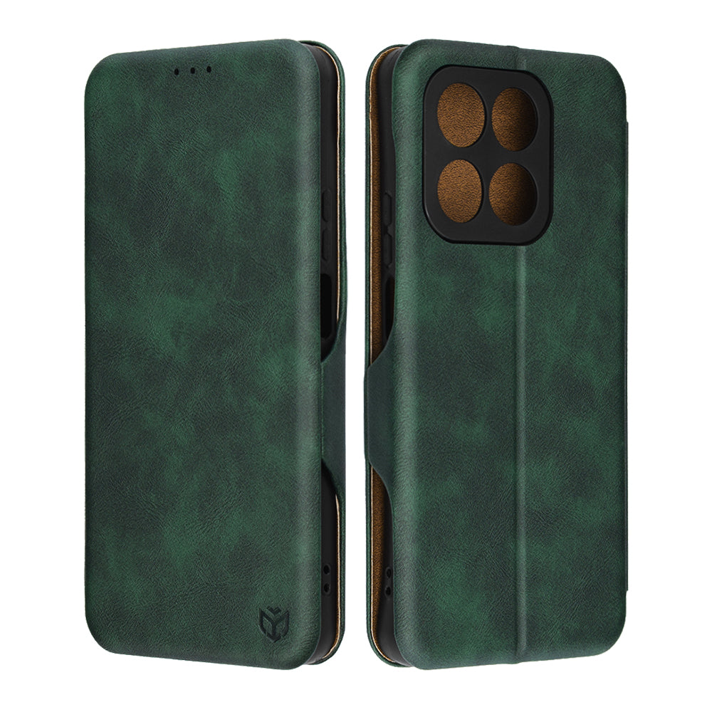 Fodral för Honor 400 Smart 4G / X7d 4G / 400 Smart 5G, Techsuit, Safe Wallet Plus, Grön