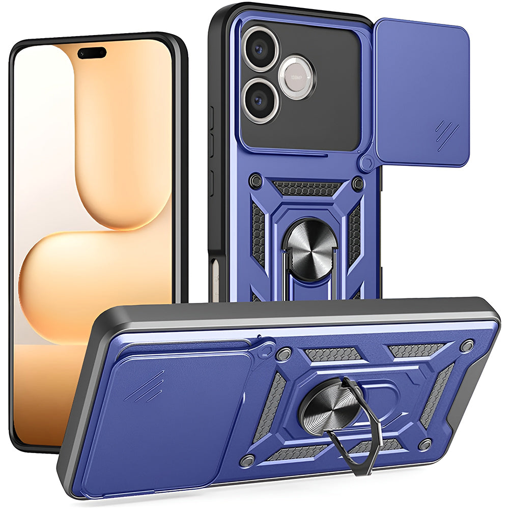 Case for Honor 600 Lite, Techsuit, CamShield, Blue