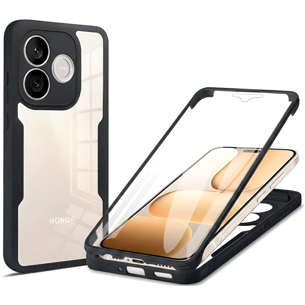 Case for Honor 600 Lite, Techsuit, ColorVerse 360, Black