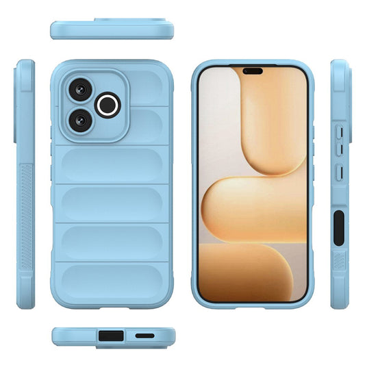 Fodral för Honor 600 Lite, Techsuit, Magic Shield, Blå