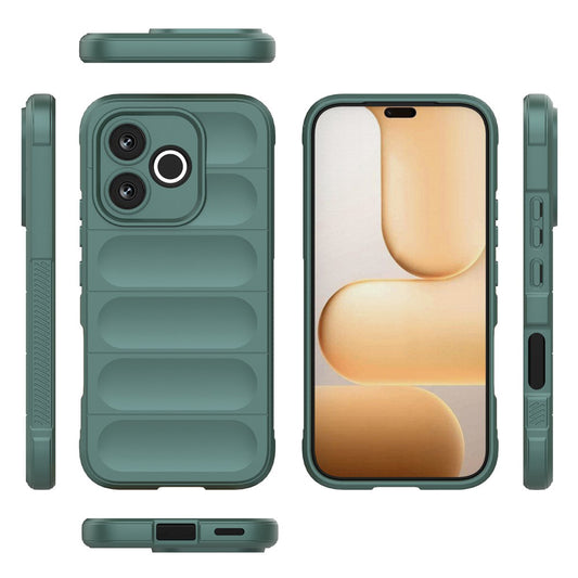 Fodral för Honor 600 Lite, Techsuit, Magic Shield, Grön