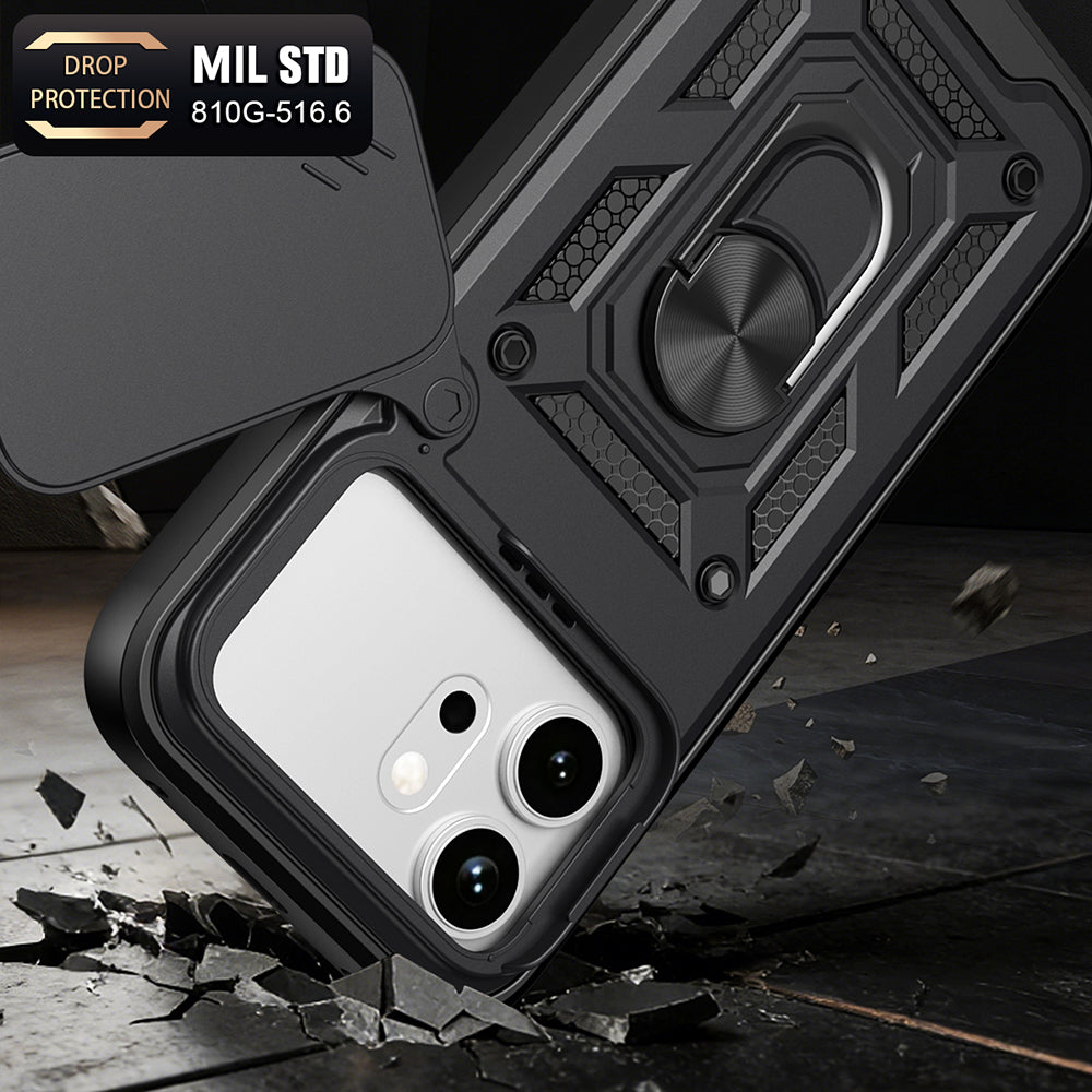 Fodral för Honor 600 Pro / 600, Techsuit, CamShield, Blå