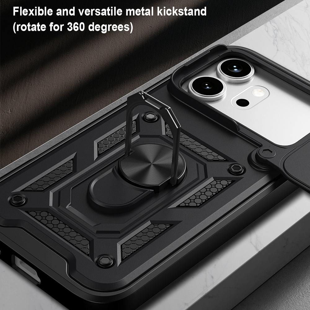 Fodral för Honor 600 Pro / 600, Techsuit, CamShield, Blå