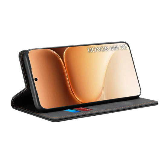 Fodral för Honor 600 Pro / 600, Techsuit, Confy, Svart