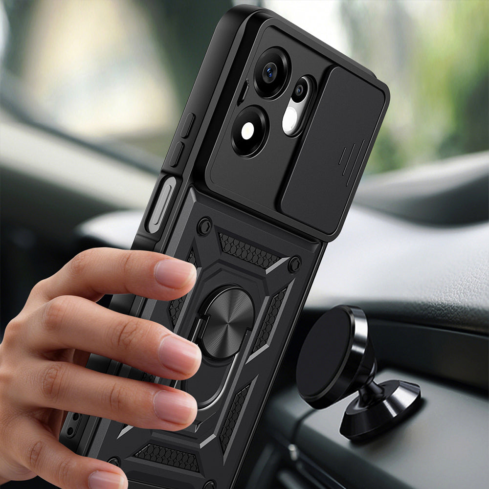 Fodral för Honor 600 Smart, Techsuit, CamShield, Grön