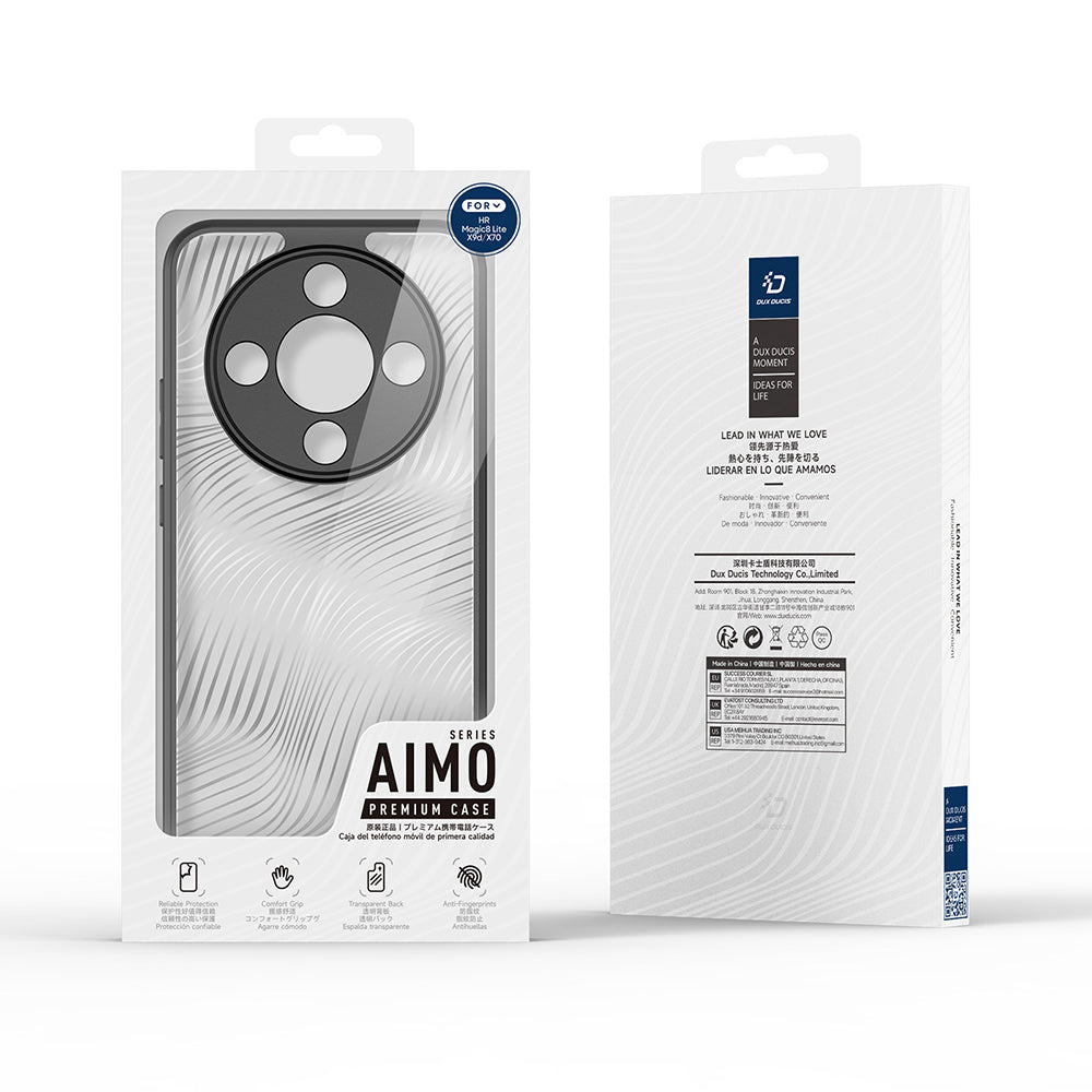 Fodral för Honor Magic8 Lite, DUX DUCIS, Aimo, Svart