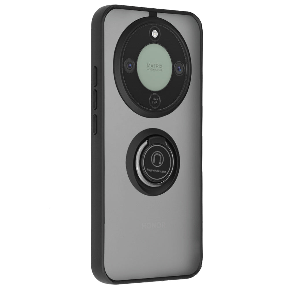 Fodral för Honor Magic8 Lite, Techsuit, Glinth, Svart