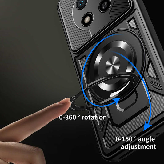 Skyddsfodral för Honor Magic8 Lite, Techsuit, RuggedCam, Blå