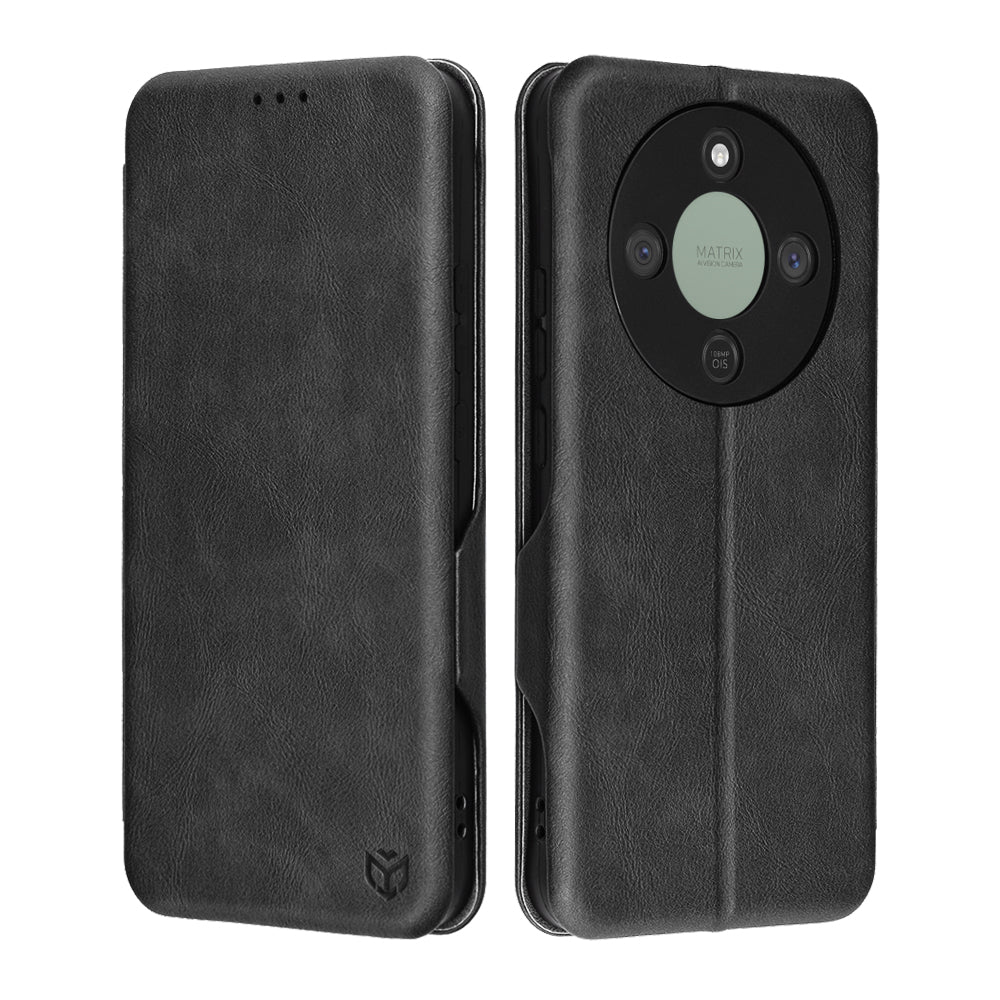 Fodral för Honor Magic8 Lite, Techsuit, Safe Wallet Plus, Svart