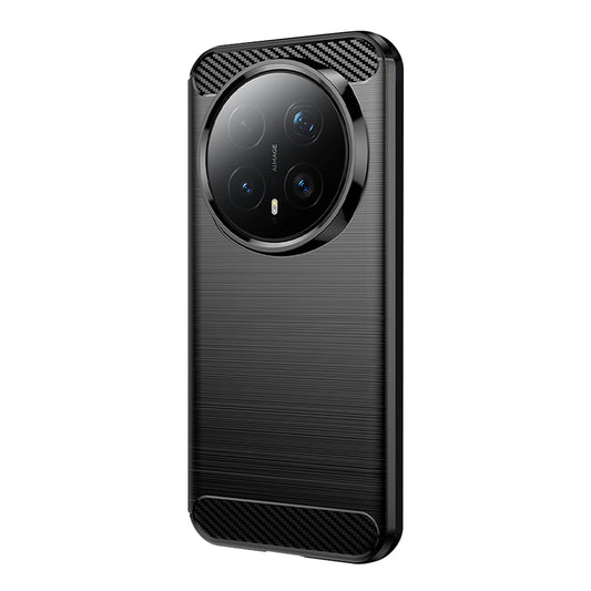 Fodral för Honor Magic8 Pro, Techsuit, Kolfiber, Svart