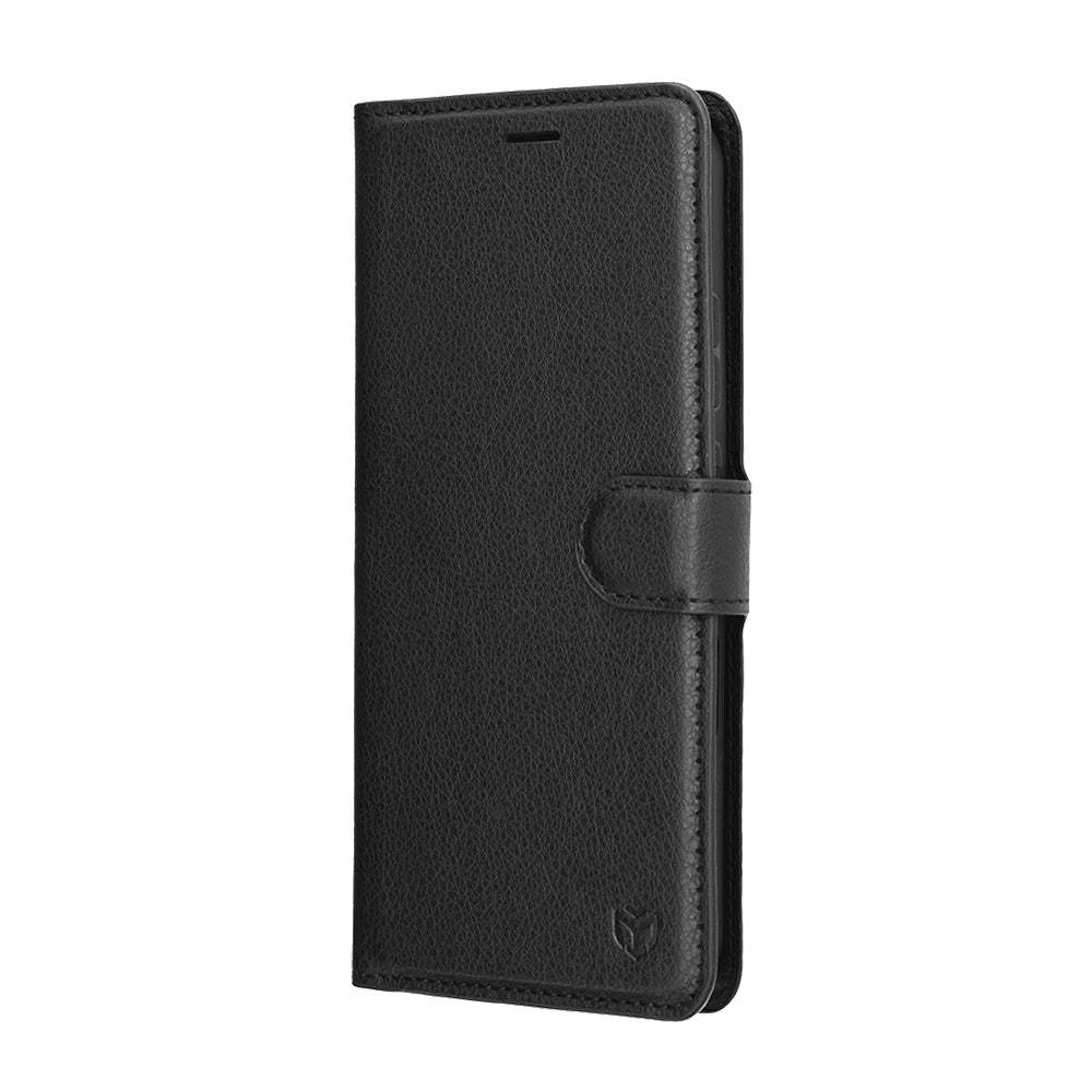 Fodral för Honor Magic8 Pro, Techsuit, Leather Folio, Svart