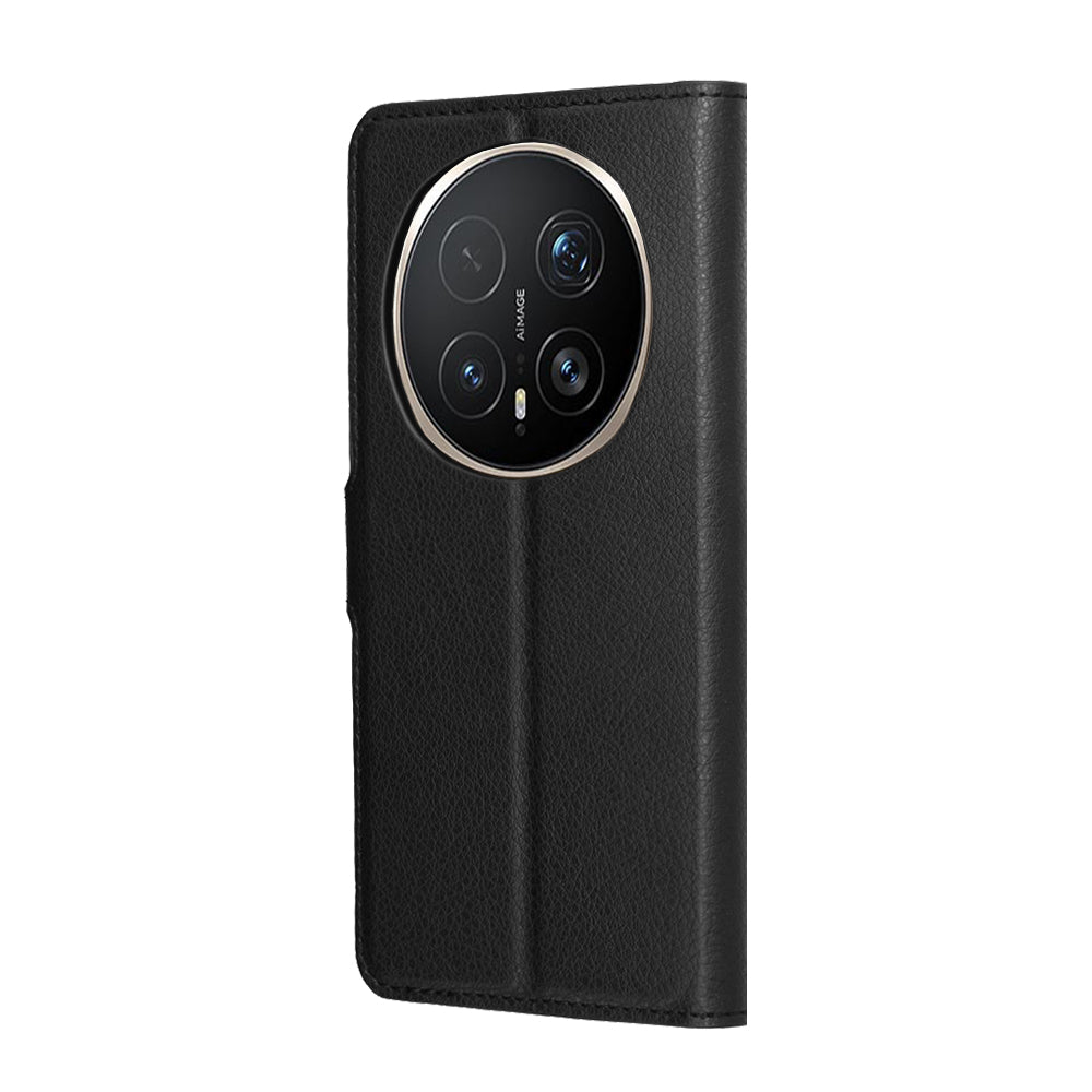Fodral för Honor Magic8 Pro, Techsuit, Leather Folio, Svart