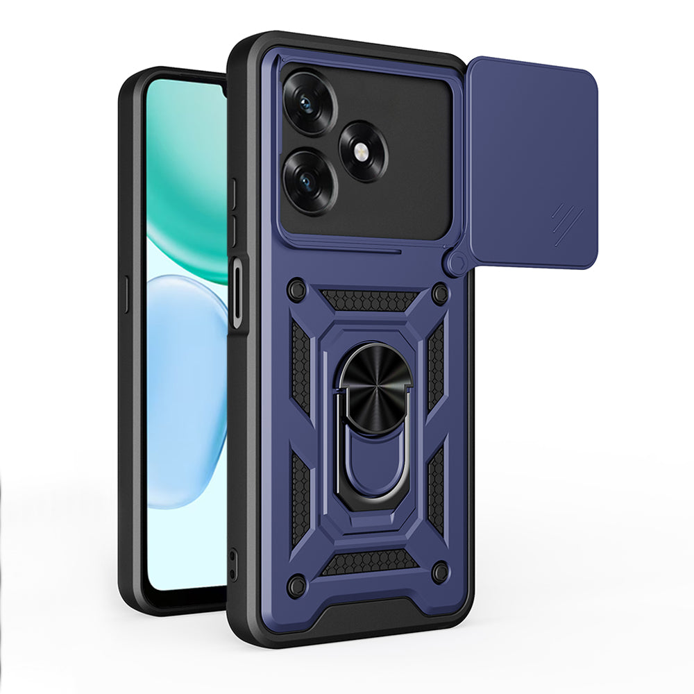 Fodral för Honor X5c Plus, Techsuit, CamShield, Blå