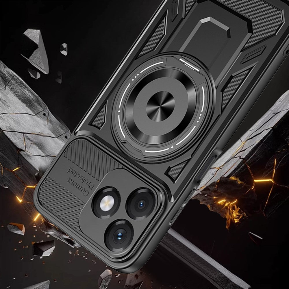 Fodral för Honor X5c Plus, Techsuit, RuggedCam, Lila