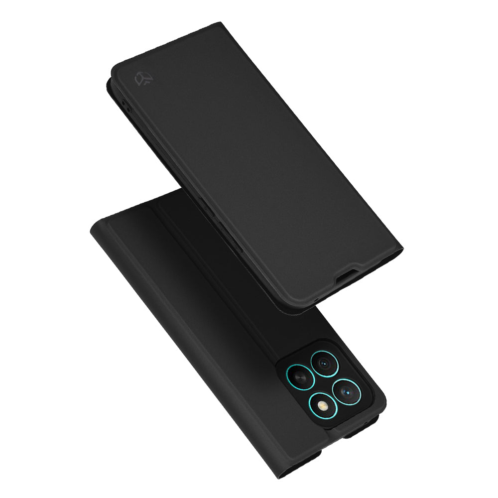 Fodral för Honor X8c, Techsuit, Magskin Book, Svart