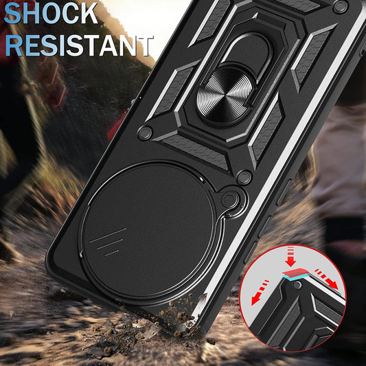 Fodral för Honor X9c Smart, Techsuit, CamShield, Svart