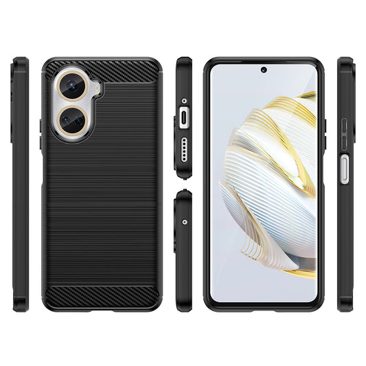 Fodral för Huawei nova 10 SE, Techsuit, Kol, Svart