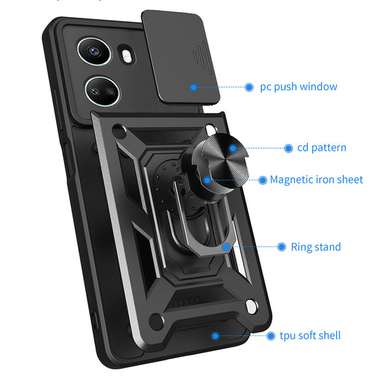 Fodral för Huawei nova 11 SE / nova 12 SE, Techsuit, CamShield, Grön