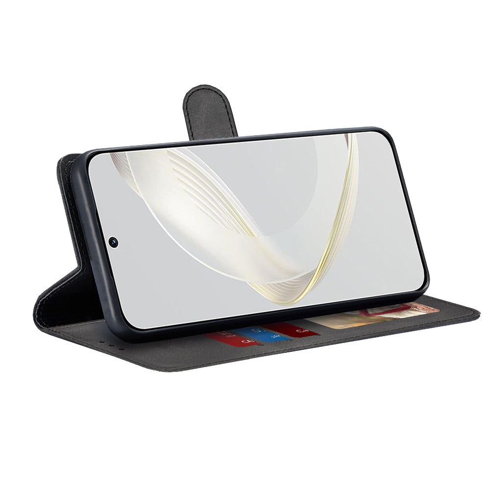 Fodral för Huawei nova 12s / nova 11, Techsuit, Diary Book, Svart