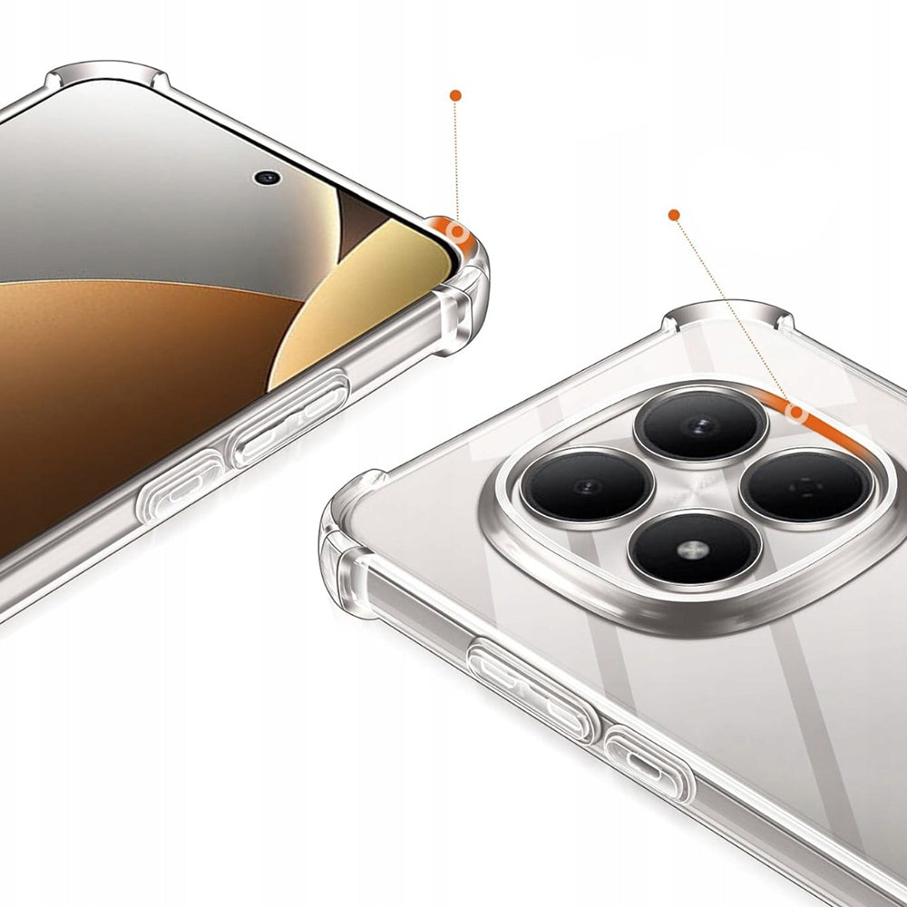 Skyddsfodral för Huawei nova 14 Pro, Techsuit, Stötsäkert Klart, Transparent