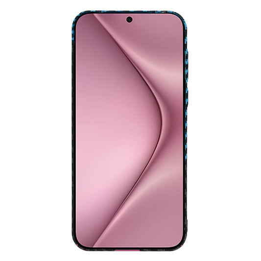 Fodral för Huawei Pura 70, Techsuit, Carbonite FiberShell, Svart Bleu