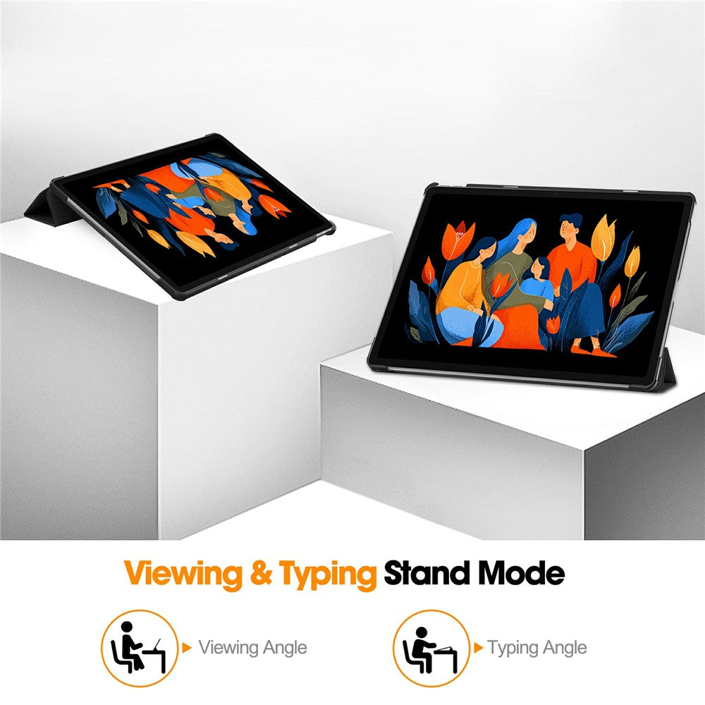 Fodral för Lenovo Idea Tab Plus, Techsuit, FoldPro, Svart