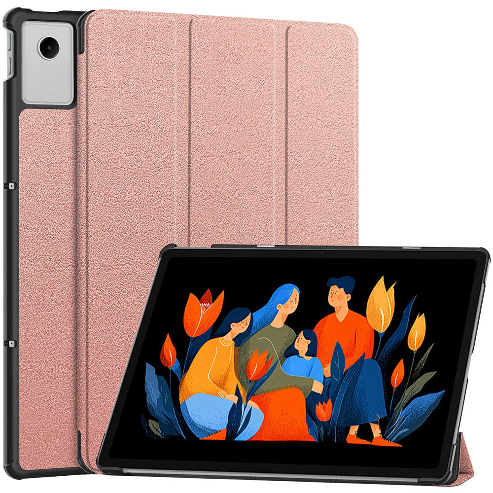 Fodral för Lenovo Idea Tab Plus, Techsuit, FoldPro, Roséguld
