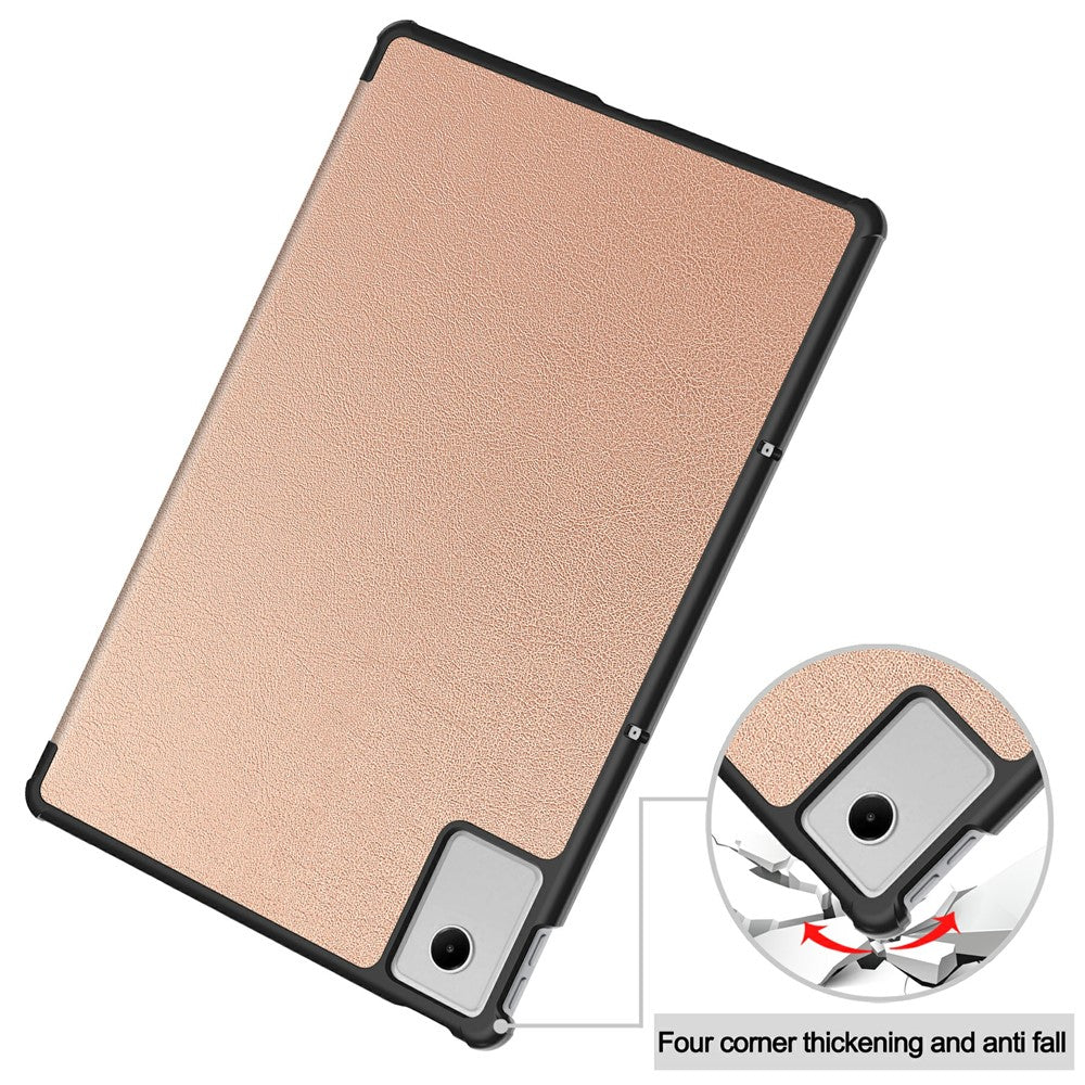 Fodral för Lenovo Idea Tab Plus, Techsuit, FoldPro, Roséguld
