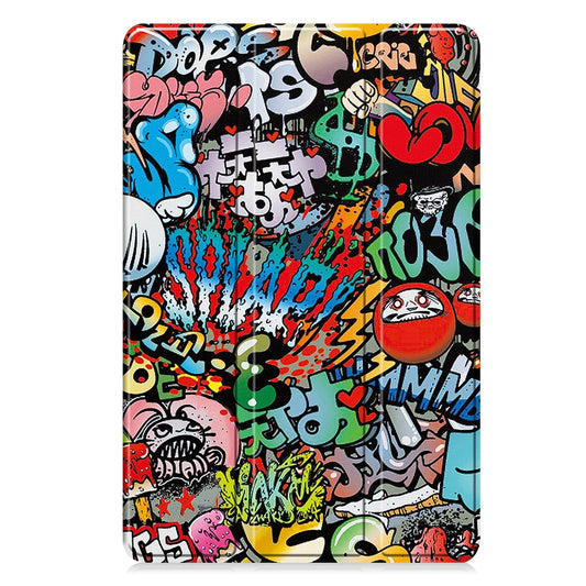 Case for Lenovo Idea Tab Plus, Techsuit, FoldPro Urban Vibe, Multicolor