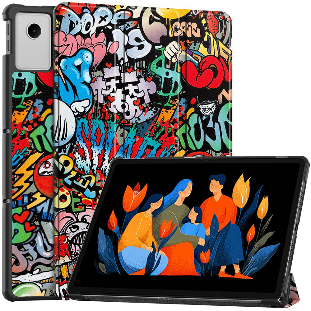 Case for Lenovo Idea Tab Plus, Techsuit, FoldPro Urban Vibe, Multicolor
