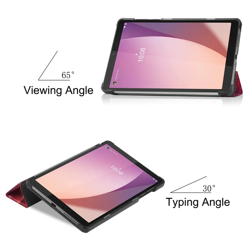 Fodral för Lenovo Tab M8 (4th Gen), Techsuit, FoldPro Urban Vibe, Flerfärgad