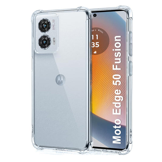 Mobilskal för Motorola Edge 50 Fusion, Techsuit, Stötsäker Klar, Transparent
