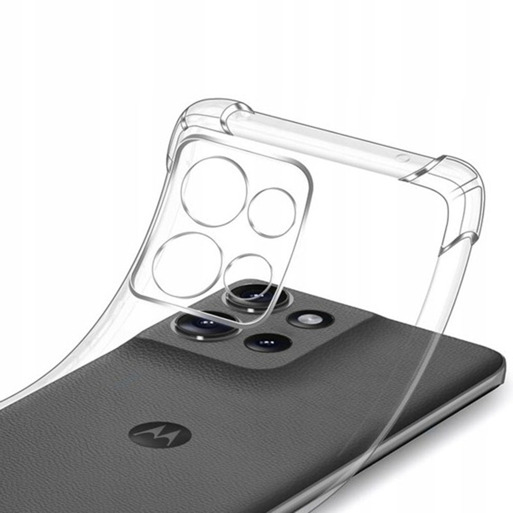 Skyddsfodral för Motorola Edge 70 Fusion, Techsuit, Shockproof Clear, Transparent