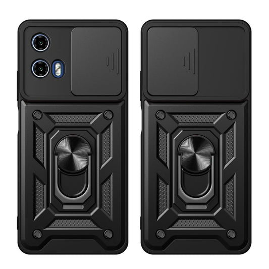 Fodral för Motorola Moto E14 / G24 Power / G04 / G24, Tech-Protect, CamShield Pro, Svart