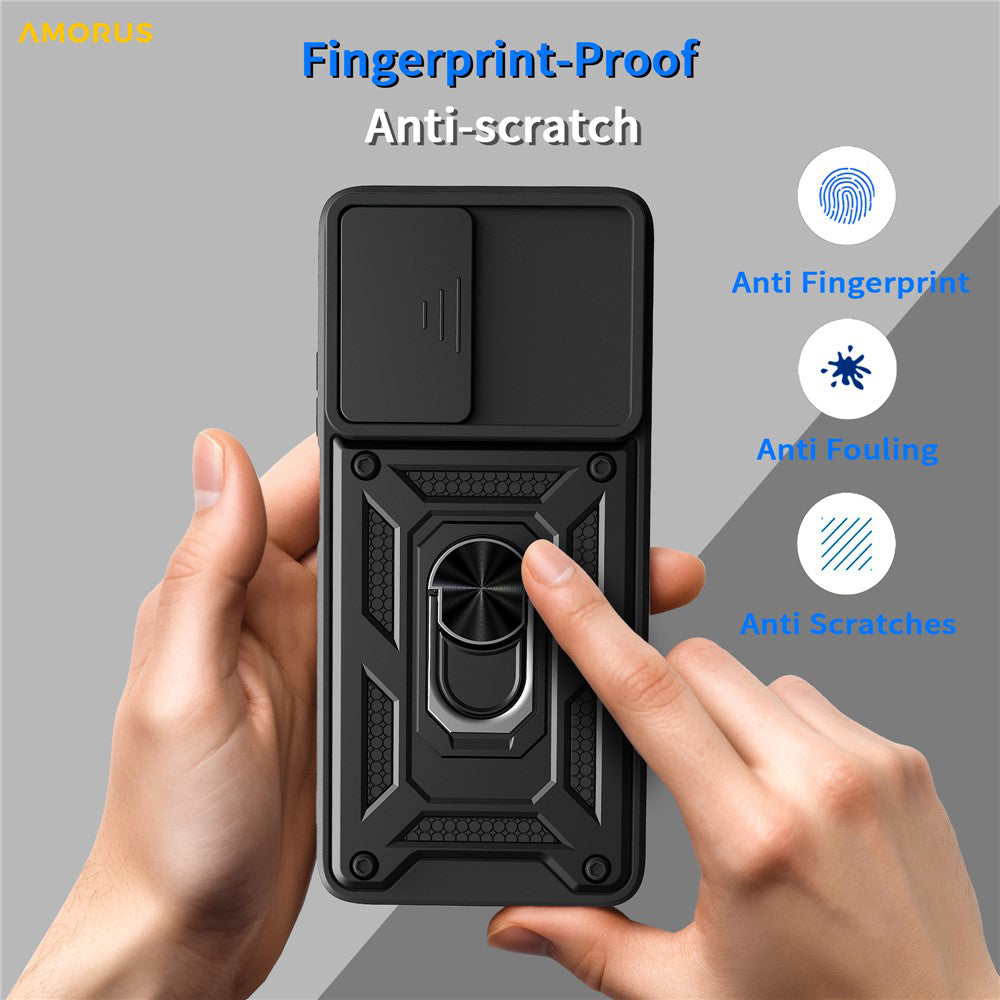 Fodral för Motorola Moto G06, Techsuit, CamShield, Roséguld