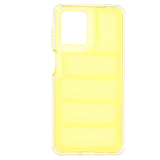 Fodral för Motorola Moto G14, Techsuit, Wave Shield, Gul