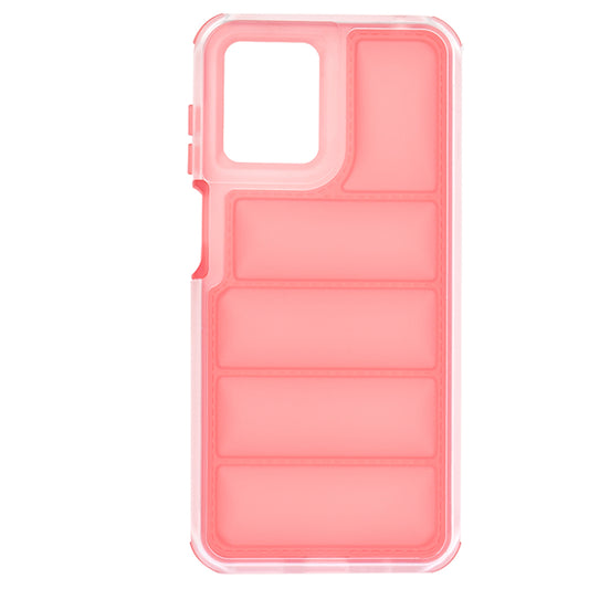 Fodral för Motorola Moto G14, Techsuit, Wave Shield, Röd