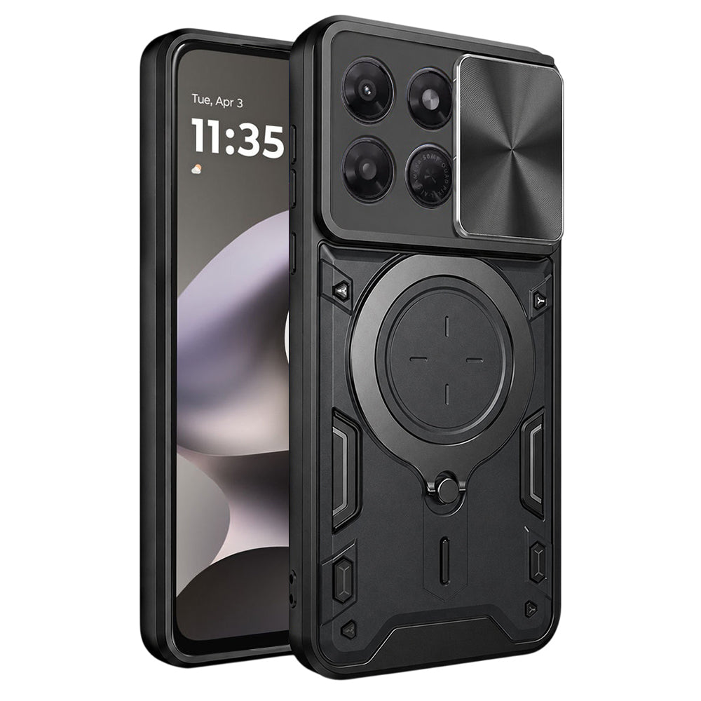 Fodral för Motorola Moto G37 Power, Techsuit, CamGuard Pro, Svart