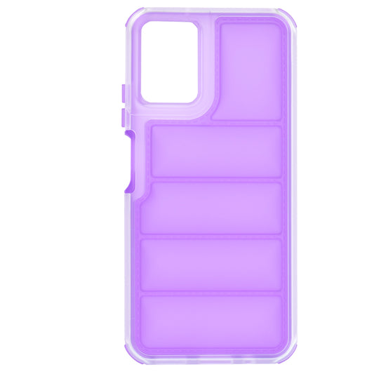 Fodral för Motorola Moto G45 / G34, Techsuit, Wave Shield, Lila