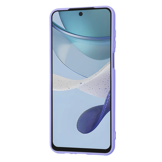 Fodral för Motorola Moto G53, Techsuit, SoftFlex, Ljuslila